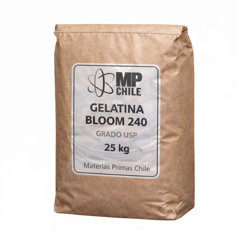 Gelatina Bloom 240 Alto Poder Gelificante - Saco 25kg