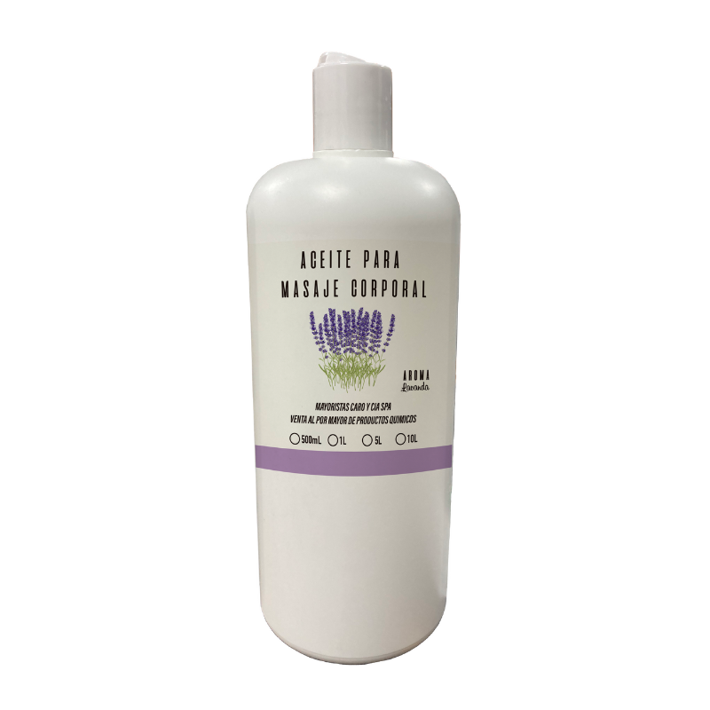 Aceite Para Masajes, Relajación Y Dranaje Linfático 1L