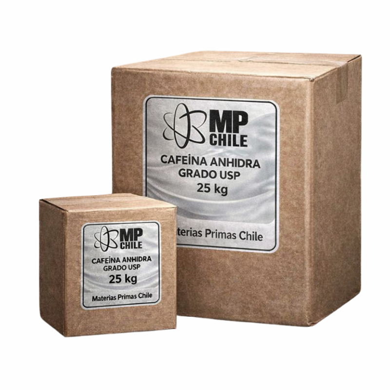 Cafeína Anhidra Caja 25kg | Pre-Entreno | Energía