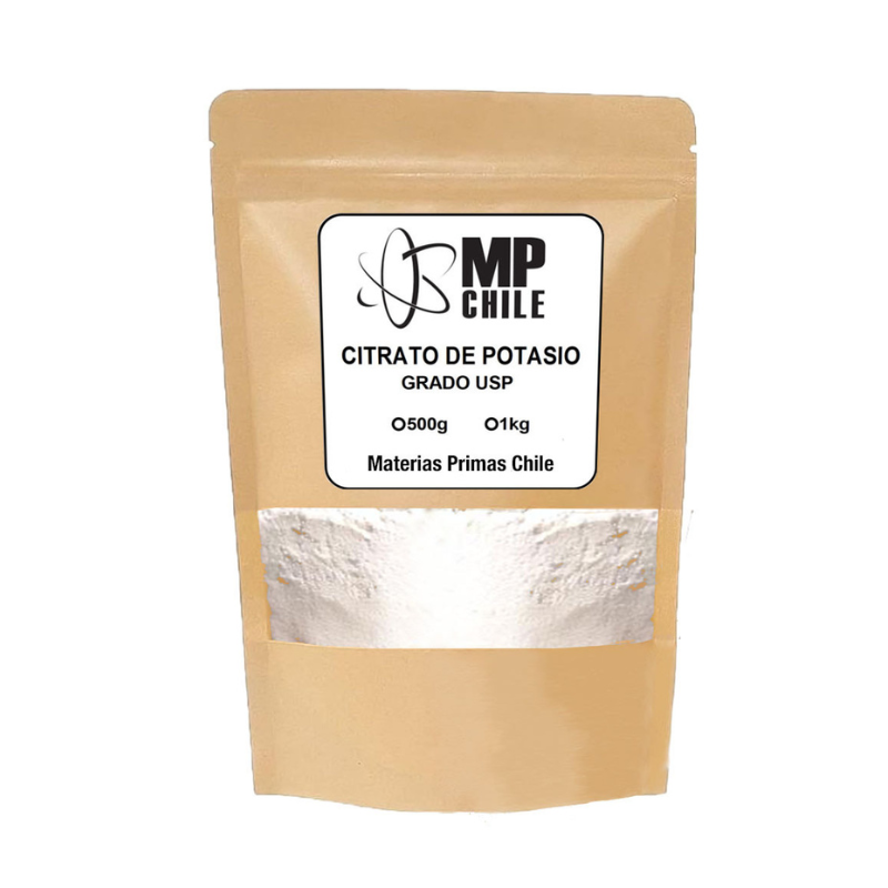 Citrato de Potasio en Polvo Grado USP 1kg – Suplemento Mineral para Equilibrio Electrolítico y Salud Muscular