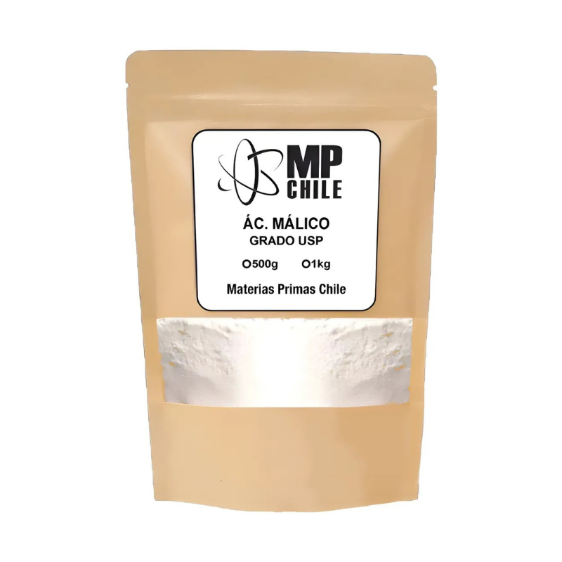 Ácido Málico 1kg Usp - Aditivo Para Alimentos Y Cosméticos