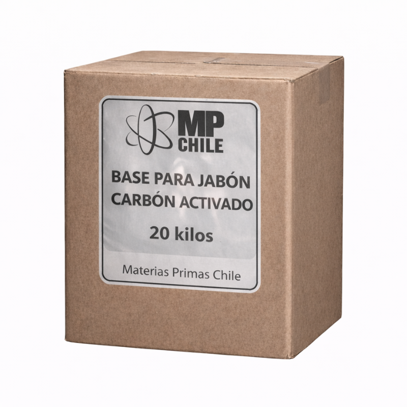 Base Para Jabón Carbón Activado 20kg - Caja Sellada - Premium