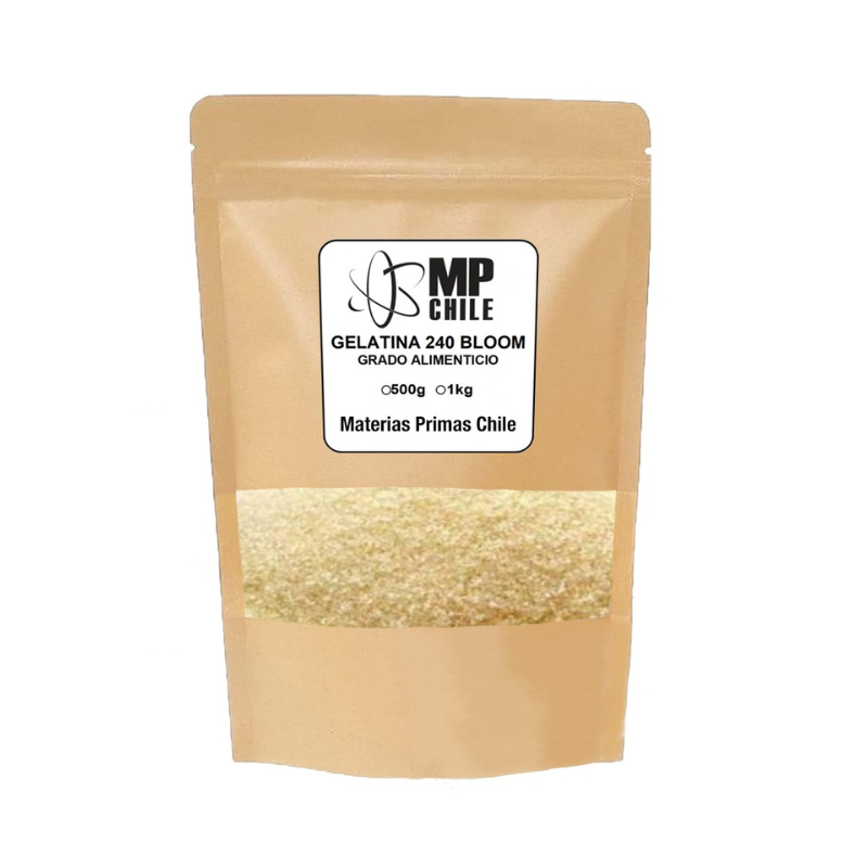 Gelatina Bloom 240 🍮 500g | Alto Poder Gelificante ✨