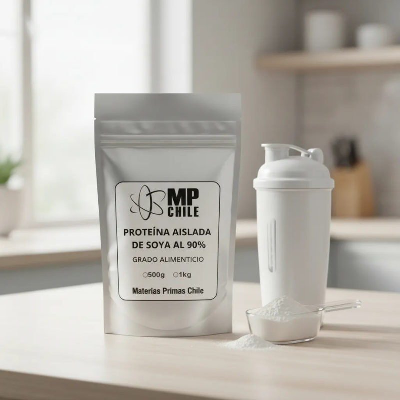 Proteína Aislada De Soya 90% Grado Alimenticio 500g