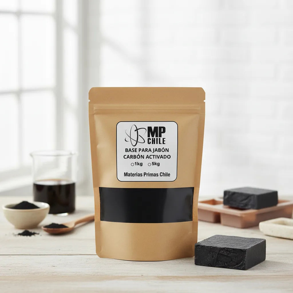 Base Para Jabón Carbón Activado 1kg - Premium
