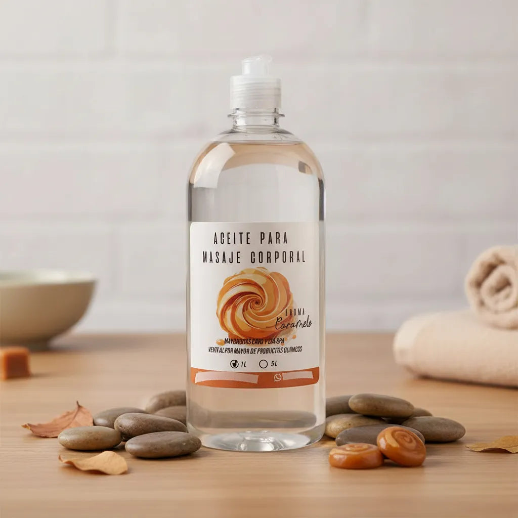 Aceite Para Masajes, Relajación Y Dranaje Linfático 1L
