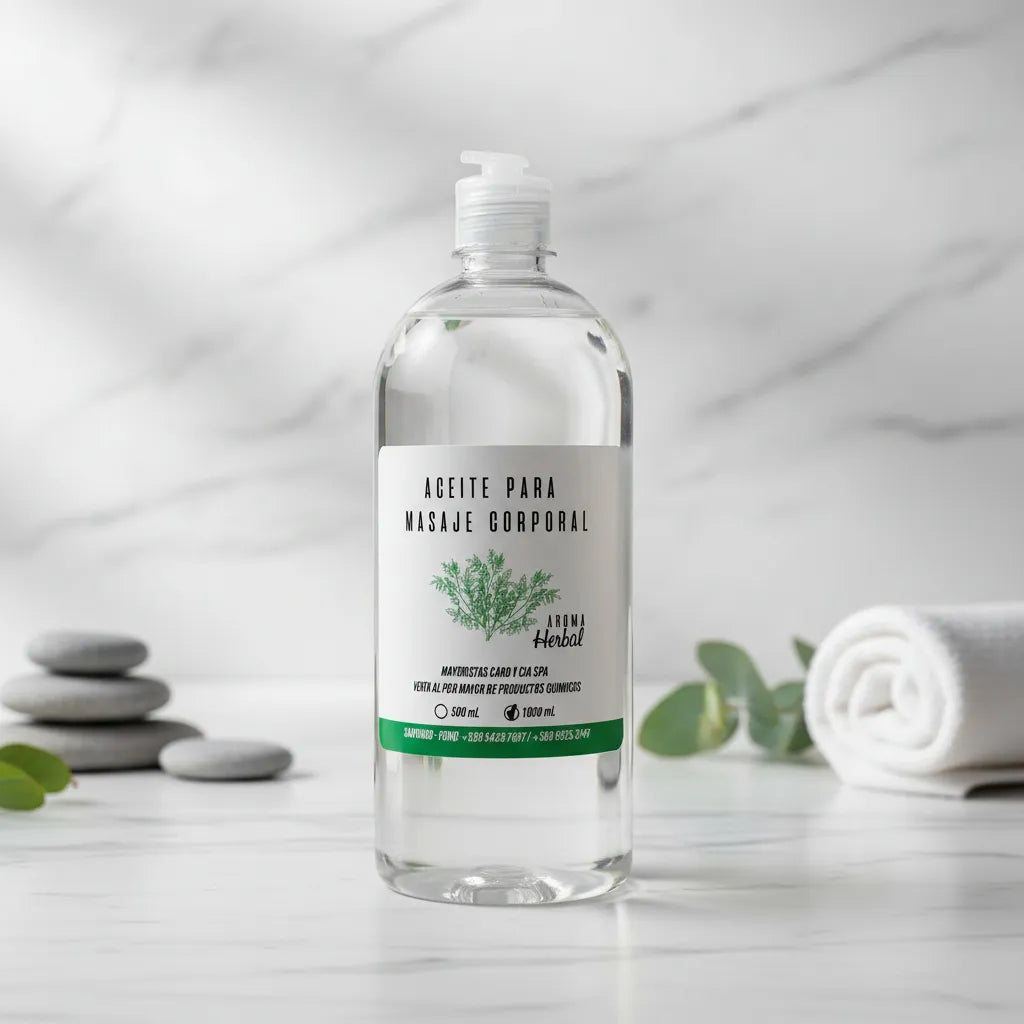 Aceite Para Masajes, Relajación Y Dranaje Linfático 1L