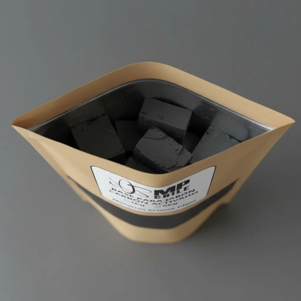Base Para Jabón Carbón Activado 1kg - Premium