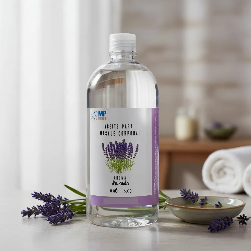 Aceite Para Masajes, Relajación Y Dranaje Linfático 1L