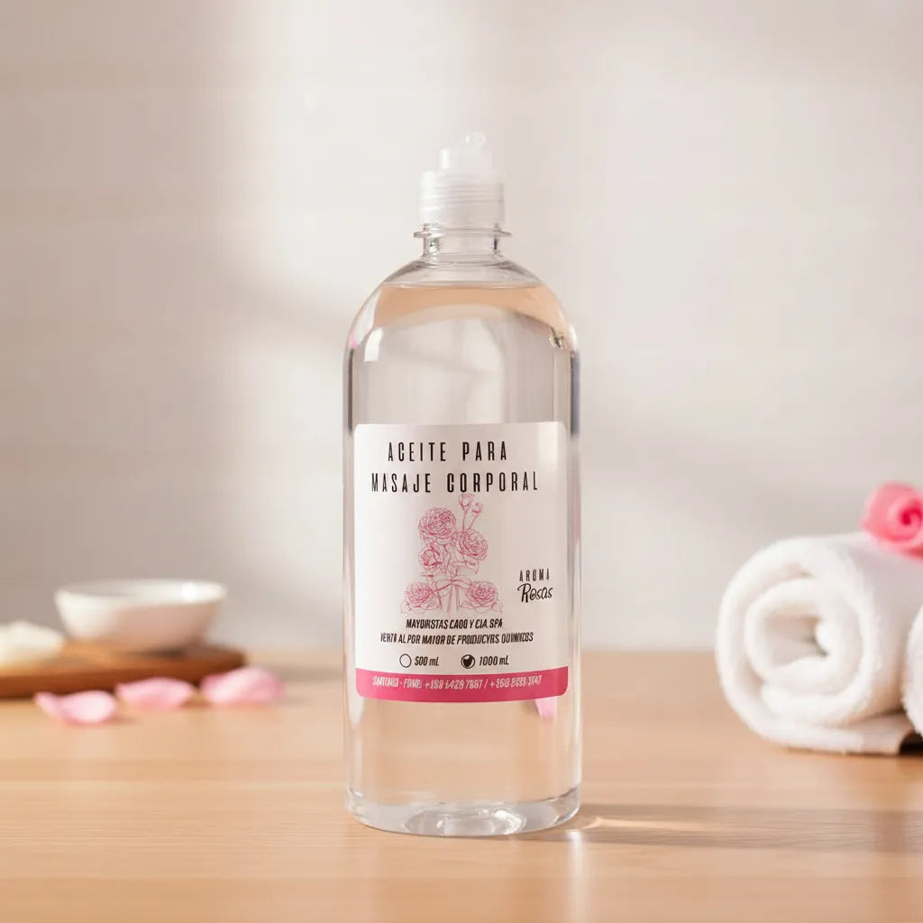 Aceite Para Masajes, Relajación Y Dranaje Linfático 1L