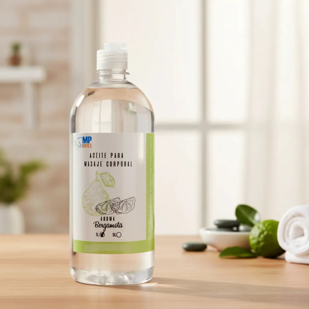 Aceite Para Masajes, Relajación Y Dranaje Linfático 1L