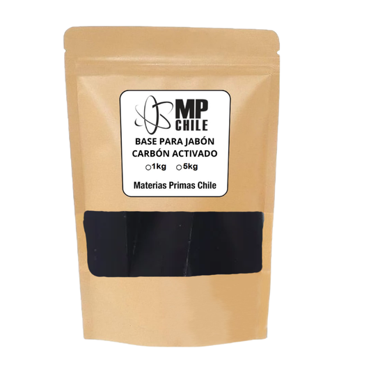 Base Para Jabón Carbón Activado 1kg - Premium