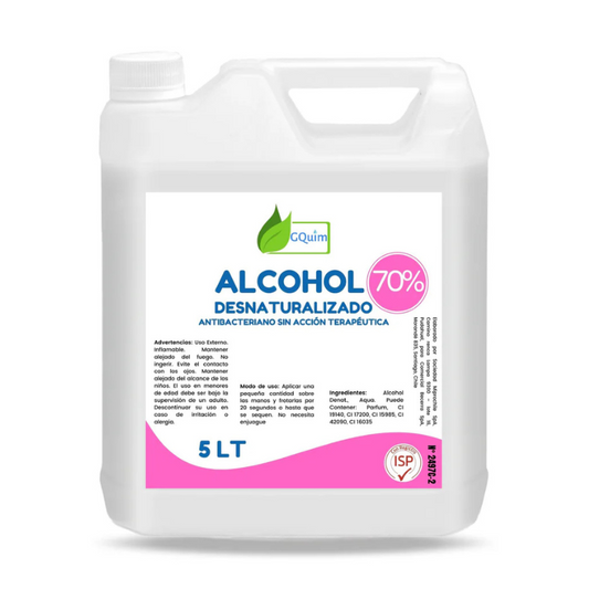 🧴 Alcohol Desnaturalizado 70% – 5 Litros 🔥🦠